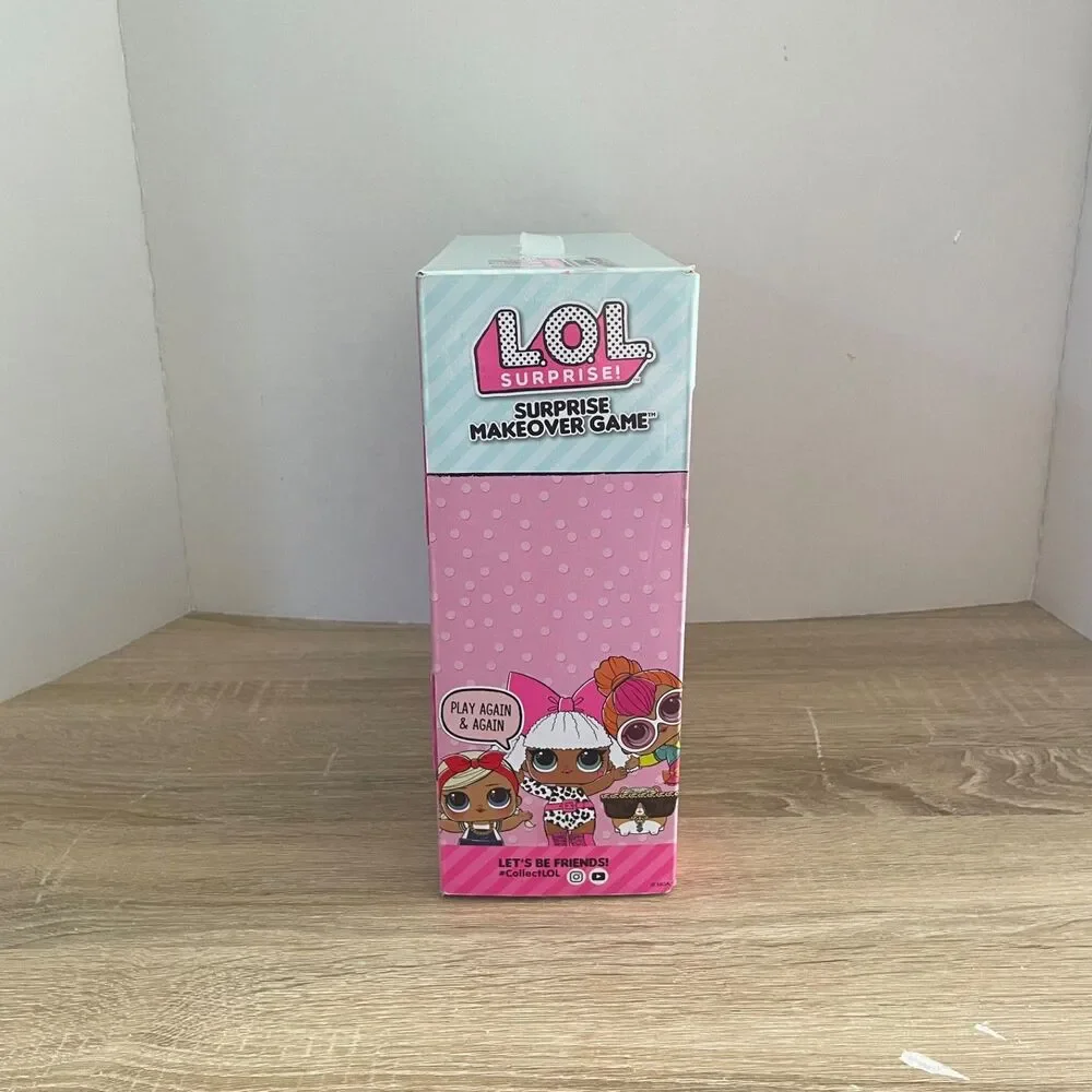 LOL Surprise Makeover Picture Matching Dress Up Game Mirror Lined Vanity Box New